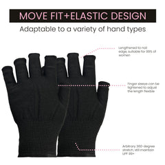 Anti-UV Glove, Anti-Suntan Hand Baking Lamp Blocking Gloves For Nail Lighting