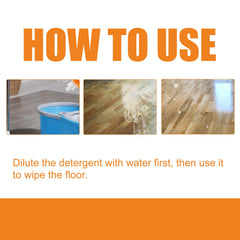 Multi-Effect Floor Cleaner, Gently Clean Floor Tiles Wooden Furniture Stubborn Dirt Stains