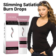 Silhouette Refines Sculpting Cream, Relax The Muscle Belly In Compact Leg Arm Proud Flesh Model Body Slimming Massage Cream