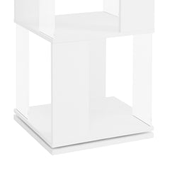 6-layer rotating acrylic board simple bookshelf, multi-functional creative bookshelf for students in the living room