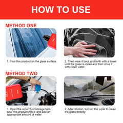 RAYHONG Glass Detergent, Car Front Windshield Window Stain Remover Oil Film Cleaner