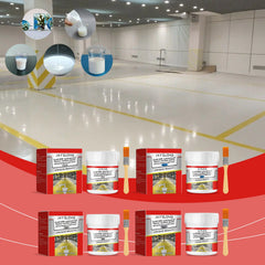 Waterproof Epoxy Floor Paint Household Wall Floor Waterproof Anti-Crack Cover Stains Renovation Paste
