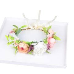 Girl's flower wreath, European and American popular headband, Korean style bride, wedding studio, outdoor photography, headwear