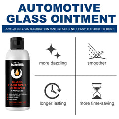 Glass Hard Spot Remover Car Glass, Glass Cleaning Decontamination Scratch Repair Polishing Cream