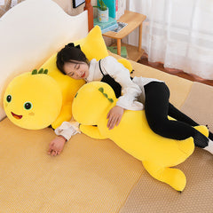 Party style Milk Dragon Plush Toy Doll Long Milk Dragon Doll Bedhead Hugging Sleeping Doll