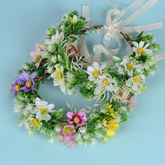 Hawaiian Seaside Tourist Holiday Wreath Headwear EuAmerican Fairy Girl Headwear Wreath