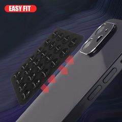 Thickened new mobile phone silicone suction cup 24 square suction cups mobile phone leather case silicone suction cup