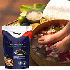 Foot Inflammation Bath Soothing Gel Beads, Clean Odor Gray Nail Swelling Repair Bright Nail Care Foot Bath Beads