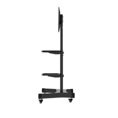 FANCO Universal Rotating TV Stand, suitable for 32-80 inch TVs, adjustable tilt height, maximum VESA 600x400mm (black)