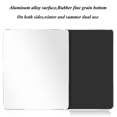 Aluminum Alloy Smooth Mouse Pad 240x180/300mm Hard Metal Slim Desk Mat Rubber Anti-slip Bottom Speed Control Mousepad For Gaming