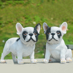 Little Bulldog ornament resin