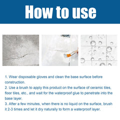 Sealing Waterproof Adhesive Bathroom Plumbing Glass Doors And Windows Leak Repair Multifunctional Tile Sealant