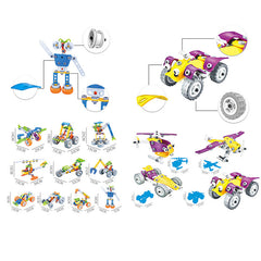 Kids Building Blocks STEM Toys for 4+ Boys Birthday Gifts Educational Autism Sensory Toy Building Set Creative Learning Games