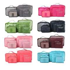 Travel storage bag 6-piece set waterproof clothing sorting bag bags Travel storage bag 6-piece set