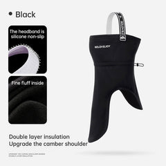 Winter skiing face mask men and women outdoor riding hanging ear mask headscarf windproof cold plus cashmere warm neck guard