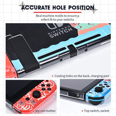 Suitable for Switch Crystal Case NS Host Personalized Protective Case Animal Forest Crystal Bear Case