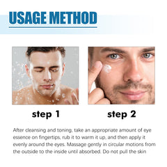 Men's Eye Serum Reduces Fine Lines, Bags, Dark Circles, Moisturizes, Firming, Brightening And Anti-Aging Eye Area