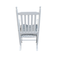 wooden porch rocker chair WHITE