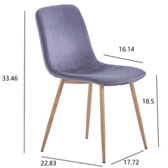 Dining Chair 4PCS（BLACK）Modern style New technology Suitable for restaurants cafes taverns offices