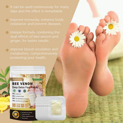 Bee Venom Herbal Cleansing Foot Patch With Ginger Essence Ingredients For Soothing Discomfort Sole Patch