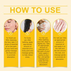 Vitamin E Body Oil, Deeply Nourishes Hair, Nails, Skin, Body Care And Massage