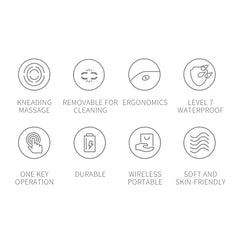 Head massager rechargeable head massager electric 3D scalp massager multifunctional head physiotherapy instrument