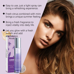 Refreshing Citrus Summer Perfume With Light Fragrance Charm Exudes A Refreshing And Long-Lasting Fragrance Spray