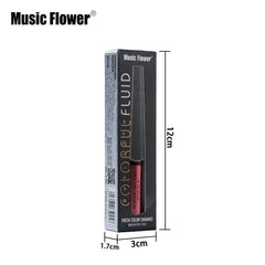 Music Flower Brand 6 Color Shimmer Liquid Eyeliner Pen Brightening Eyes Makeup Eye Liner Pencil Waterproof Quick Drying Eyelid