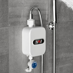 220V/110V 3500W instant electric water heater fast heating mini small electric kitchen treasure thermostatic shower shower set