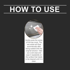 Press Cleaning Wipes Household Multi-Purpose Cleaning Daily Easy-To-Carry Decontamination Cleaning Wipes