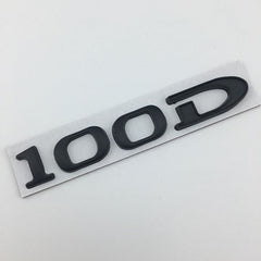 Suitable for Tesla MODEL3 S X Y 75D 85D 90D 100D displacement tail label metal car sticker