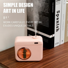 New Camera Mini Humidifier USB Charging Creative Night Light Silent Indoor Household Humidifier
