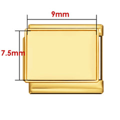 DIY Personalized Photo Picture Frame Making Titanium Steel Watch Band Chain Fashion Splicing Modular Bracelet