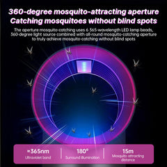 2025 Electric Mosquito Lamp, Outdoor Fly Catcher, USB-Powered, Portable Silent Insect Killer