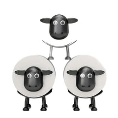 Cute sheep shaped toilet paper holder suitable for fashionable home decoration tissue box storage bathroom accessories decoration rack