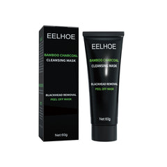 Bamboo Charcoal Blackhead Removal Mask, Deep Cleanse Pores And Acne T-Zone Oil Control With A Peel Mask
