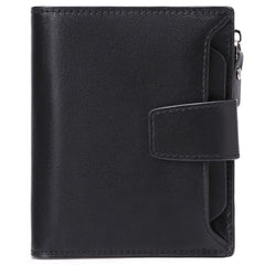 Men's short genuine leather wallet first layer cowhide Korean style fashion casual wallet driver's license wallet father's day gift