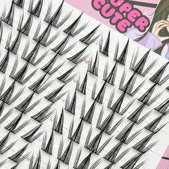 Large-capacity self-grafting eyelashes cartoon pure desire simulation natural single cluster butterfly girl 10 rows of sunflower