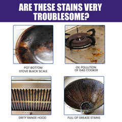 Stainless Steel Cleaner Polish, Kitchen Appliances Stove Hood Clean The Bottom Of The Pot Black Dirt Stains Rust