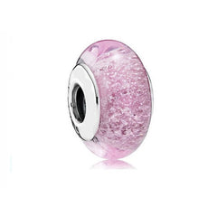Platinum Di Love Rainbow Glass Beads Hanging Beads DIY Accessories Beads