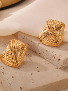 Titanium Steel Geometric Shape Earrings