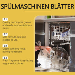 Cutlery Detergent Tablets Kitchen Cutlery Decontamination Remove Oil Fresh And Gentle Clean Dishes Cleaning Tablets
