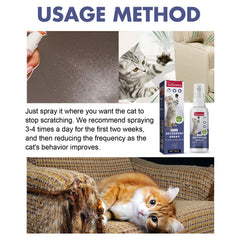 Pet Anti-Scratch Spray Exclusion Zone Set Up Spray Cat And Dog Scratching Door Sofa Anti-Scratch Solution