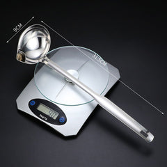 304 stainless steel oil separating spoon oil draining and filtering tool soup spoon