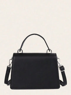 Chain PU Leather Detachable Shoulder Strap Handbag