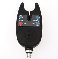 Fishing Bite Alarm with 2 LEDs Blue Light Adjustable Tone Volume Sensitivity Sound Fish Bite Alarm Waterproof Fishing Tool