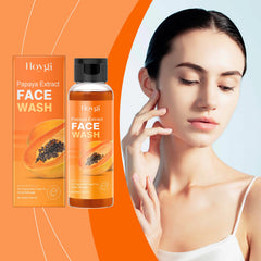 Papaya Face Wash Gentle Cleanser Not Tight Moisturizing Hydrating Moisturizing Skin Tender Skin Care Face Wash