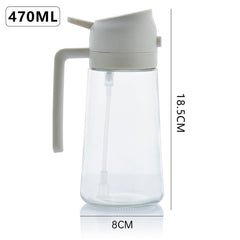 2-in-1 Kitchen Olive Oil Dispenser, Oil Sprayer, Grilling & Picnic Tools