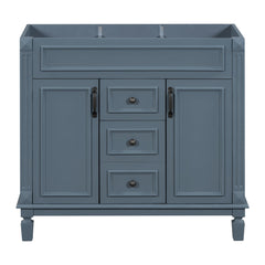 36'' Bathroom Vanity without Top Sink Cabinet only Modern Bathroom Storage Cabinet with 2 Soft Closing Doors and 2 Drawers