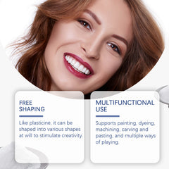 Solid Dental Glue, Temporary Dental Fillings For Modified Teeth And Dentures For Dentures